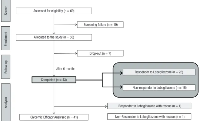 Fig. 1. A flow chart illustrates the disposition of subjects participating in the ELEGANCE study.