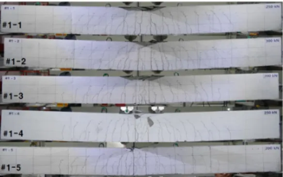 Fig. 8.  Characteristic loads of joint flexural tests