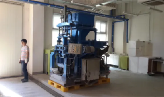 Fig. 1. Concrete  block making  equipment