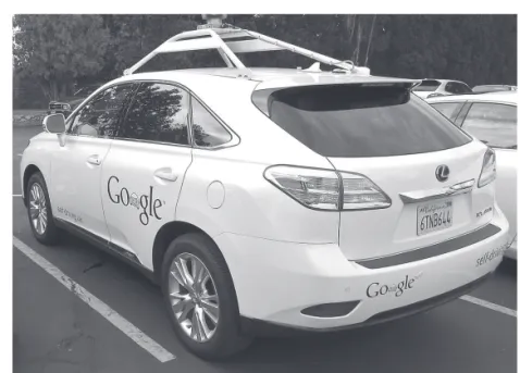 그림 5 Google self driving car를 Toyota Lexus SUV모델에 적용한 예 (http://en.wikipedia.org/wiki/ Google_driverless_car)