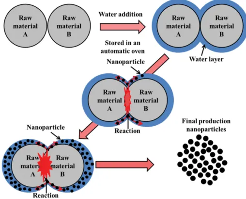 Fig. 1. Schematic diagram of hypothetical reaction mechanism of the WASSR method.