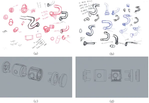 Fig. 8. The photographs of module-type bicycle accessory attachment type (left) and combination method (right).