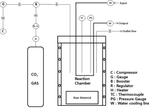 Fig. 1. Schematic diagram of autoclave.