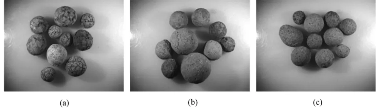 Fig. 2. Water absorption of artificial lightweight aggregates as a function of time and vacuum pressure
