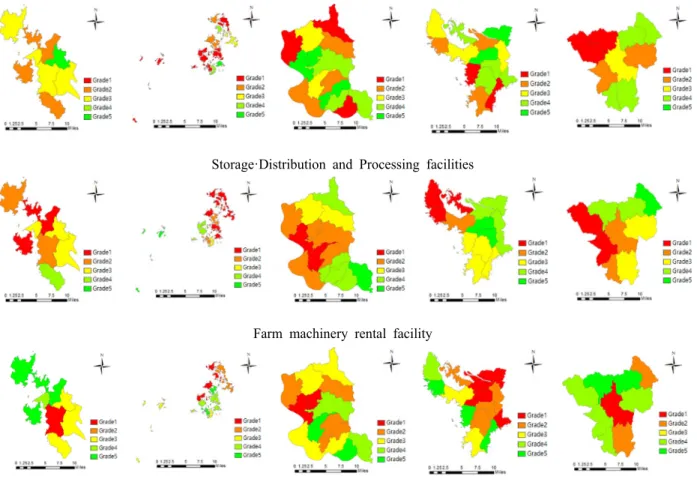 Figure 4. Distribution Map of Onion Using GIS