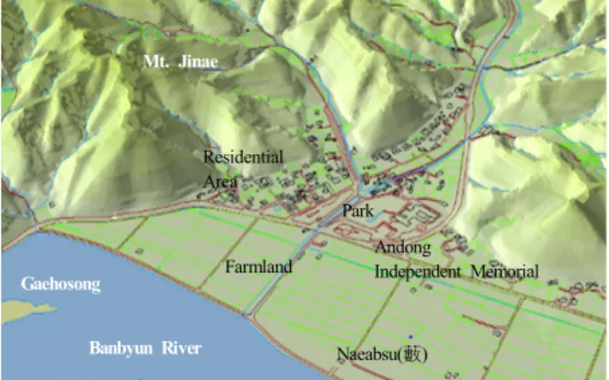 Figure 2. Simulation of Naeab Village
