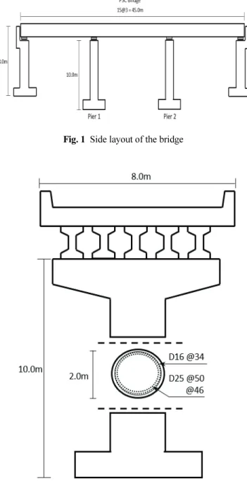 Fig. 1  Side layout of the bridge