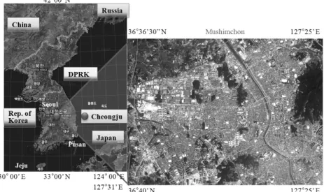 Fig. 1. Locations of study area.