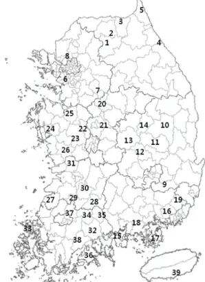 Figure 1 연구  대상지  위치도.