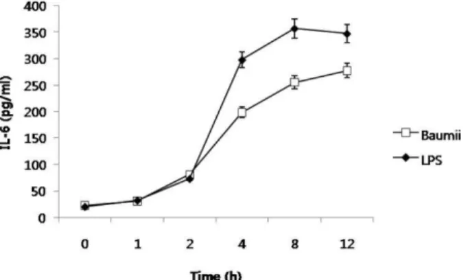 Fig. 1. Expression of ER stress marker under  Phellinus baumii extract treatment.