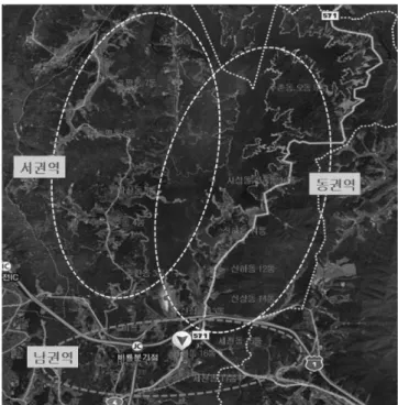 Fig.  3.  Conceptual  map  of  district  separation.