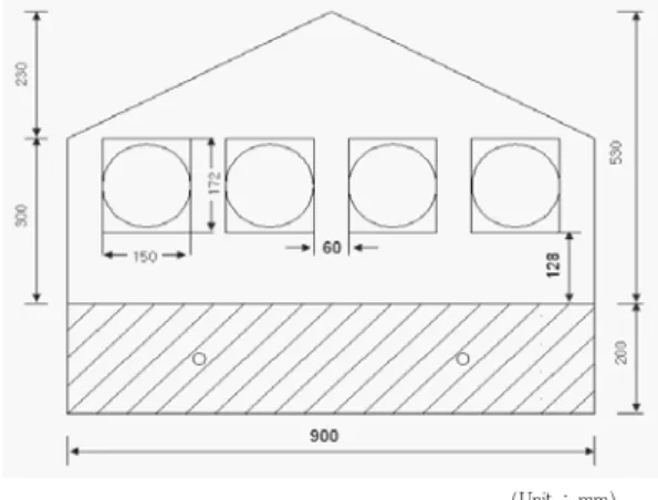Fig. 1. Front view of experimental apparatus