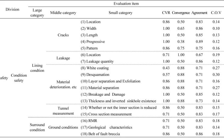 Table 6 NATM Tunnel(None rebar concrete lining)