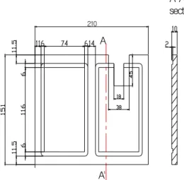 Fig.  4.  The  well-plate  cassette  designed.                  Fig.  5.  The  plank  of  well-plate  designed.