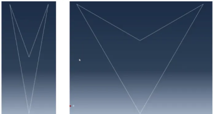 Fig. 11 Poisson’s ratio of double arrow unit cell