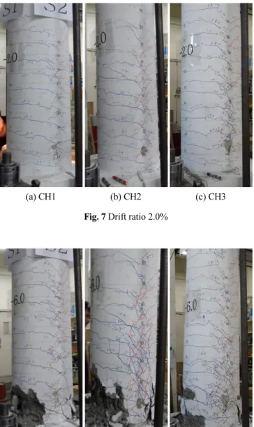 Fig. 8 Drift ratio 6.0%