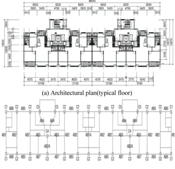 Fig. 2 Perspective view of modelling building