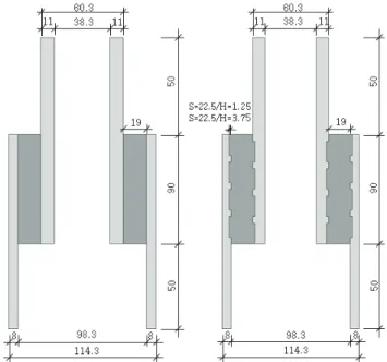 Table 2 Chemical properties of cement grout Design  Strength (MPa) SiO 2(%) Al 2 O 3(%) Fe 2 O 3(%) CaO(%) MgO(%) BaO(%) SO 3 (%) Ig-loss(%) 140 20.30 14.70 1.33 41.50 1.63 0.00 18.70 1.84