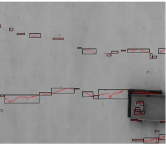 Fig. 15 Re-crack analyzed image after calibration