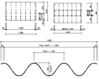 Fig.  8  Load-displacement  graph  of  existing  joint  bridge-plate  compression test