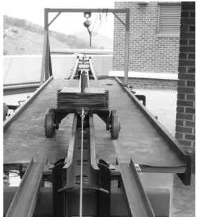 Fig. 3 Laboratory setup for moving vehicle tests