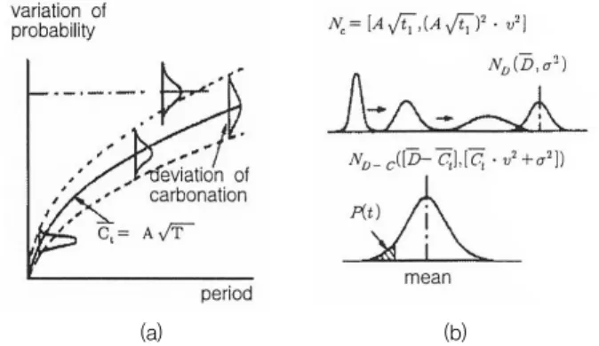 Fig. 2 Carbonation depth with age