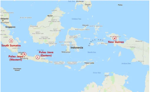 Fig. 3. Indonesia KSO location map.