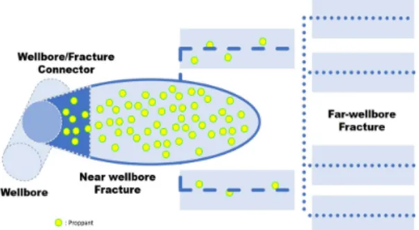 Fig. 3. Interaction of the propagating fracture with rock  interfaces (modified after Suarez-Rivera et al., 2013).