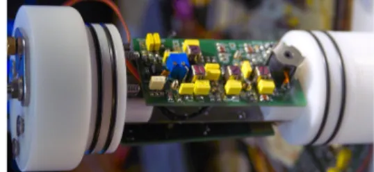 Fig. 2. acoustic modem and release control board installed  inside of the underwater releaser.