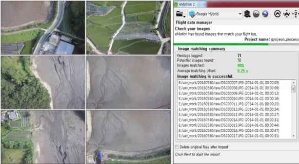 Figure  7.  Link  of  picture,  GPS  and  INS