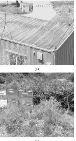 Fig. 6. Views of the candidate points for site assessment (a) Point 1 (b) Point 2 (c) Point 3 (d) Point 4.