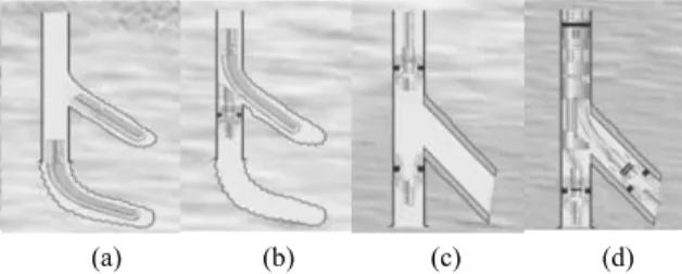 Fig. 6은 TAML(Technology Advancement of Multilaterals) 에서 정의한 몇 가지 분기점 형태들이다(Westgard, 2002)