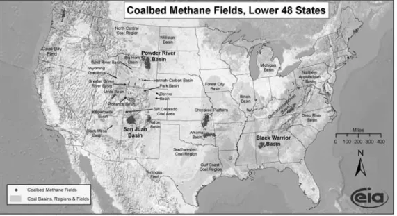 Fig. 5. Distribution of coal deposits in Canada and predom- predom-inant coal rank (Smith, 1989).