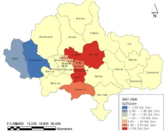 Figure  6.  Hot  Spot  Analysis(2007~2009)