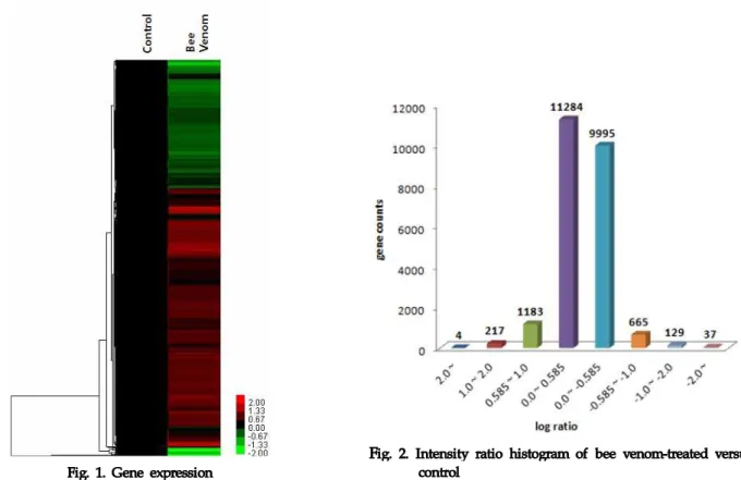 Fig. 1. Gene expression