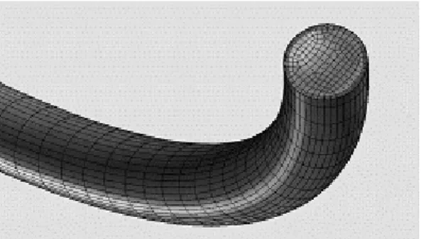 Fig. 2. Diagram for the calculation area division of the  pump.