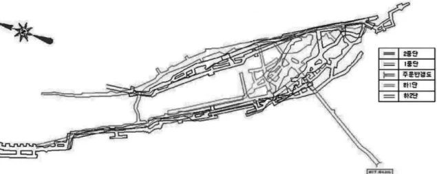 Fig. 2. A mining plan in the studied mine.