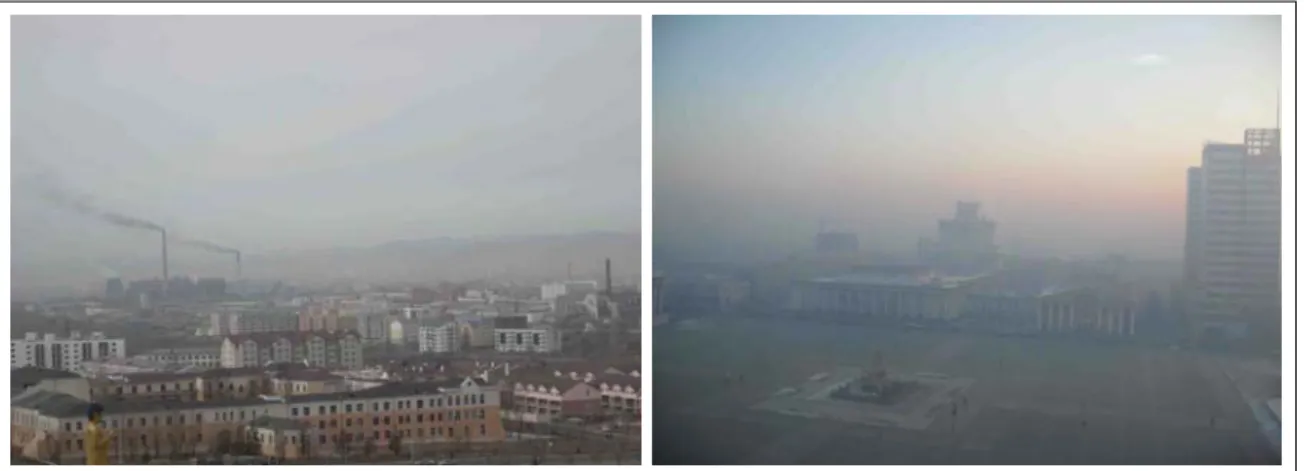 Fig. 1. A picture that shows an air pollution in Mongolia.