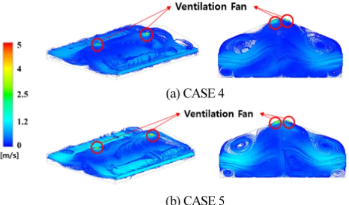 Fig. 9. Mean age of air from the simulation for CASE 4, 5.