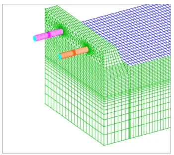 Fig. 10. Geometry and grid structure.