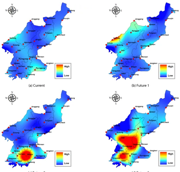 Fig. 5. Spatial Distribution of Design Rainfall Load