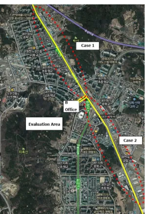 Fig. 9. Test Location for Case Studies