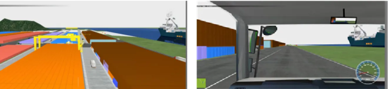 Figure 2.  Trailer in simulation