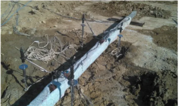 Fig. 6. Results of bi-directional pile load test (equivalent  load-displacement)