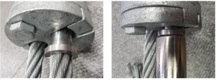 Fig. 11. View of tensile test of new buffer-spring set