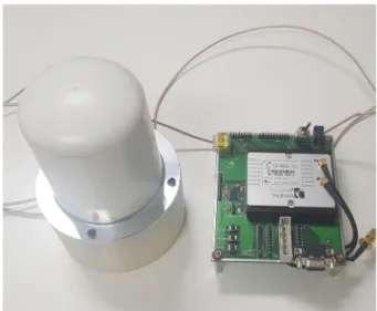 그림  3.  SM-2500  모뎀과  안테나 Fig. 3. SM-2500 modem and antenna.
