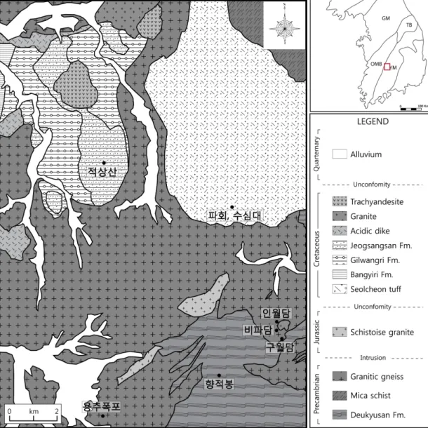 Fig. 2. (a) Tectonic map of the Korean Peninsula (after, Oh 2006 and Lee et al., 2016)