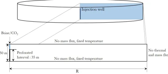 Fig. 1. Conceptual model and boundary conditions for numerical models in this study.의 한계를 수치 모델링을 통해 보완하고자 하였다