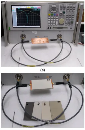 Fig.  8.  Photographs  of  experiment:  (a)  without  SUT(unloaded),  (b)  with  SUT(loaded)   