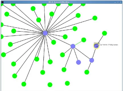 Figure 10 Network monitor GUI based on ENVI